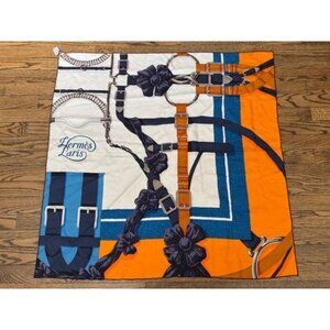 Hermes Silk Grand Manege 90 Scarf